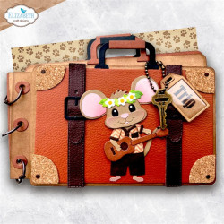 Elizabeth Craft Designs Destination Fun Die Camera and Suitcase Build a Book