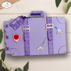 Elizabeth Craft Designs Destination Fun Die Camera and Suitcase Build a Book
