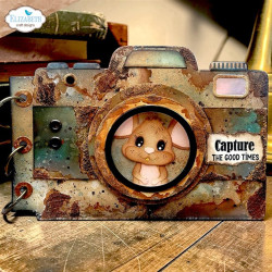 Elizabeth Craft Designs Destination Fun Die Camera and Suitcase Build a Book
