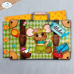 Elizabeth Craft Designs Destination Fun Die Camera and Suitcase Build a Book