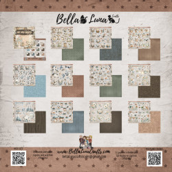 Bellaluna Crafts BELLALUNA BE MY BABY Cut-Outs Paper Pad 20x20cm