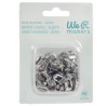 We R Crop-A-Dile Oval Eyelets SILVER 50 pezzi