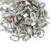 We R Crop-A-Dile Oval Eyelets SILVER 50 pezzi