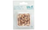 We R Crop-A-Dile Oval Eyelets GOLD 50 pezzi