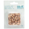 We R Crop-A-Dile Oval Eyelets GOLD 50 pezzi