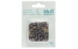 We R Crop-A-Dile Oval Eyelets COPPER 50 pezzi