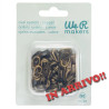 We R Crop-A-Dile Oval Eyelets COPPER 50 pezzi