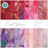 Craft Consortium Ink Drops Rose Paper Pad 30x30cm