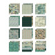 Idea-ology Tim Holtz Palette Collection Teal 30x30cm