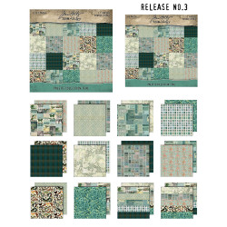 Idea-ology Tim Holtz Palette Collection Teal 30x30cm