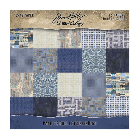 Idea-ology Tim Holtz Palette Collection Indigo 30x30cm