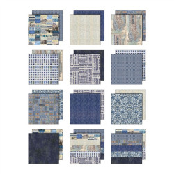 Idea-ology Tim Holtz Palette Collection Indigo 30x30cm