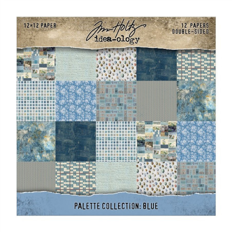 Idea-ology Tim Holtz Palette Collection Blue 30x30cm