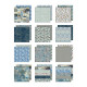 Idea-ology Tim Holtz Palette Collection Blue 30x30cm