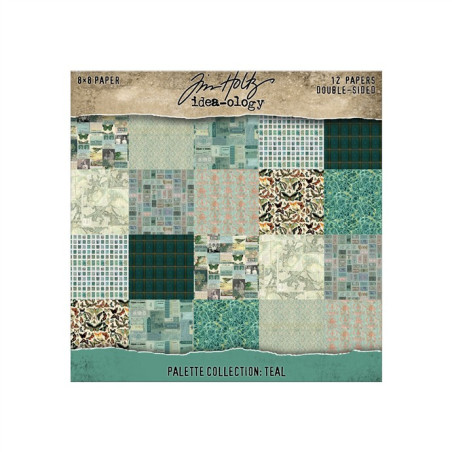 Idea-ology Tim Holtz Palette Collection TEAL 20x20cm