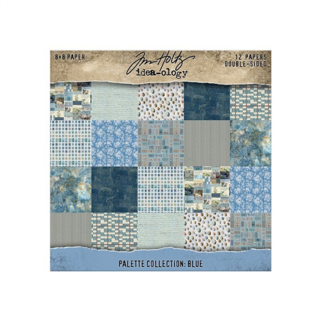 Idea-ology Tim Holtz Palette Collection BLUE 20x20cm