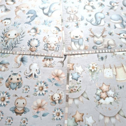 Bellaluna Crafts BELLALUNA BE MY BABY Cut-Outs Paper Pad 20x20cm