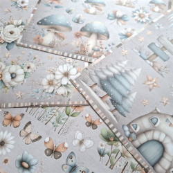 Bellaluna Crafts BELLALUNA BE MY BABY Cut-Outs Paper Pad 20x20cm