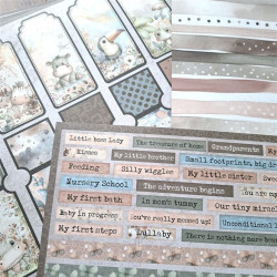 Bellaluna Crafts BE MY BABY FRAMES AND COMPLEMENTS Paper Pad 30x30cm