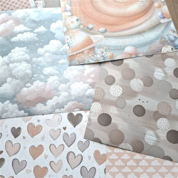 Bellaluna Crafts BE MY BABY BASICS Paper Pad 20x20cm