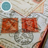 Craft Consortium The Collector Rub on Transfers Postage