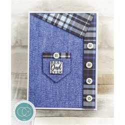 Craft Consortium Premium Paper Pad Denim Textures 15x15cm