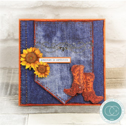 Craft Consortium Premium Paper Pad Denim Textures 30x30cm