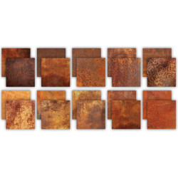 Craft Consortium Premium Paper Pad Rust Textures 30x30cm