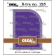 Crealies X-tra Dies no. 125 ATC with One Rounded Corner and Little Stripes