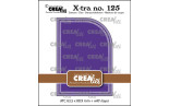 Crealies X-tra Dies no. 125 ATC with One Rounded Corner and Little Stripes