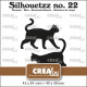 Crealies Silhouetzz dies no. 22 Cats Standing