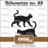 Crealies Silhouetzz dies no. 22 Cats Standing