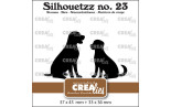 Crealies Silhouetzz Dies no. 23 Dogs Sitting