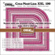 Crealies Crea-Nest-Lies XXL dies no. 190 Squares with one rounded corner and little stripes