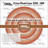 Crealies Crea-Nest-Lies XXL dies no. 186 Circles with dots and stripes