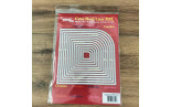 Crealies Crea-Nest-Lies XXL dies no. 190 Squares with one rounded corner and little stripes