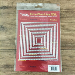 Crealies Crea-Nest-Lies XXL dies no. 187 Squares with dots and stripes