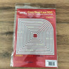 Crealies Crea-Nest-Lies XXL dies no. 190 Squares with one rounded corner and little stripes