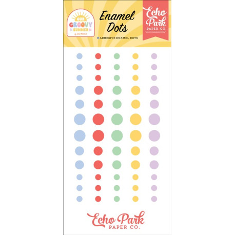 Echo Park Our Groovy Summer Enamel Dots
