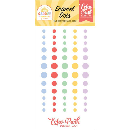 Echo Park Our Groovy Summer Enamel Dots