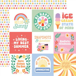 Echo Park Our Groovy Summer Collection Kit 30x30cm