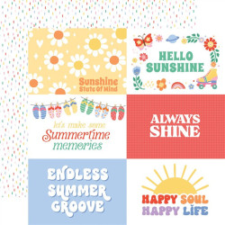 Echo Park Our Groovy Summer Collection Kit 30x30cm