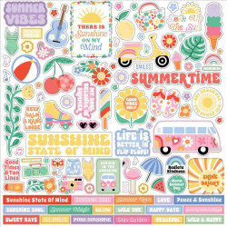Echo Park Our Groovy Summer Collection Kit 30x30cm