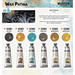 Stamperia Art Stories Wax Patina TITAN SILVER 40ml