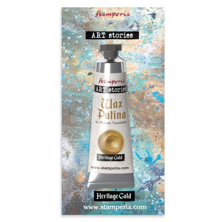 Stamperia Art Stories Wax Patina HERITAGE GOLD 40ml