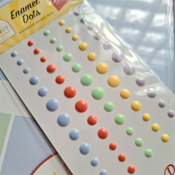 Echo Park Our Groovy Summer Enamel Dots