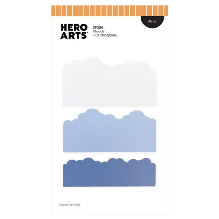 HERO ARTS Don't Stop Believing Die Set Clouds