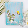 Hero Arts From The Vault Spring Cling Rubber Stamp Rain Texture Bold Prints