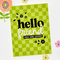 HERO ARTS You've Got a Friend Die Set Hello Friend
