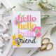 HERO ARTS You've Got a Friend Clear Stamp Set Hello Friend